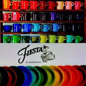 Fiesta dinnerware for sale.